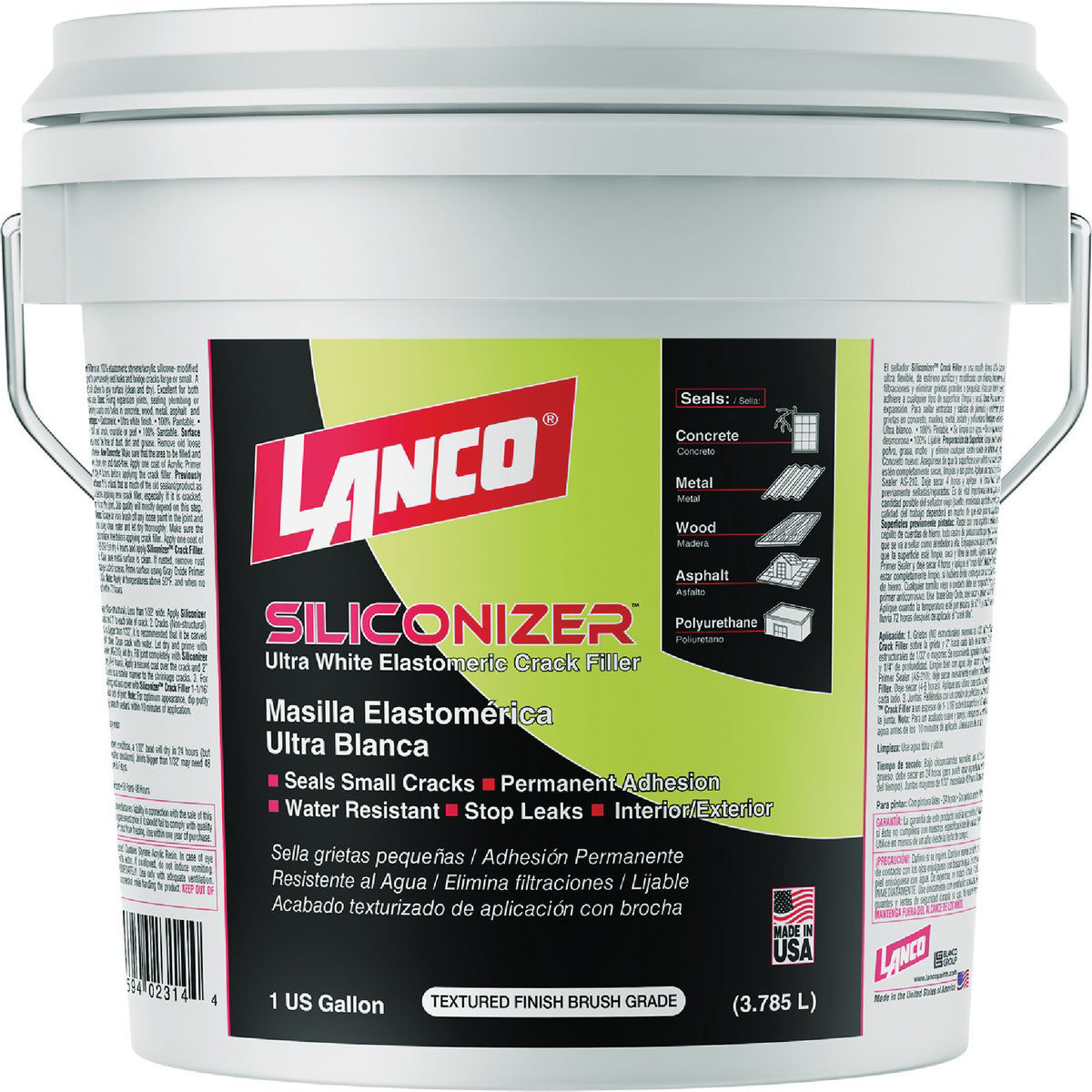 1 Gal. Siliconizer Crack Filler Textured Brush Grade