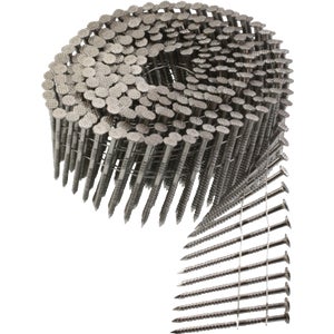 15 Wire Coil, Full Round Head, Ring-Shank Siding Nail 2-1/4 in. Type 304 (3600-Qty)